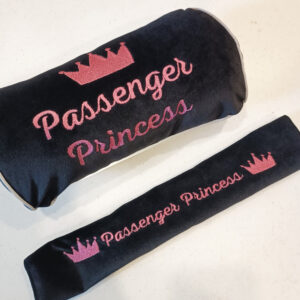 “Passenger Princess” spilvens un drošības jostas pārvalks