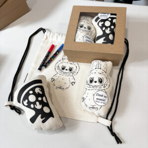 Zīmē pats – interaktīvs komplekts bērniem “briesmonis”