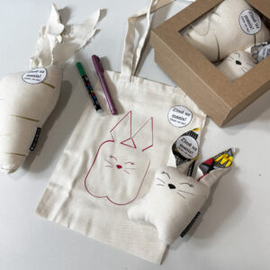 Zīmē pats – interaktīvs komplekts bērniem “zaķis”