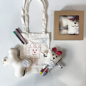 Zīmē pats – interaktīvs komplekts bērniem “suns”