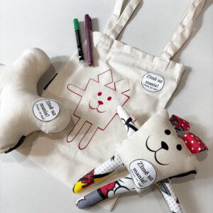 Zīmē pats – interaktīvs komplekts bērniem “suns”